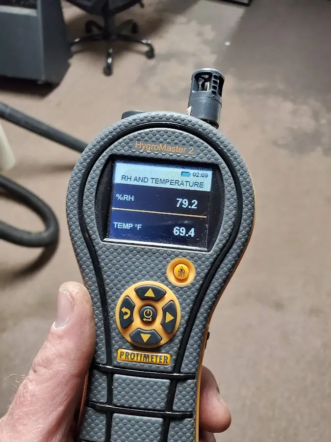 Moisture meter humidity assessment for Mold Remediation & Removal in Mooresville